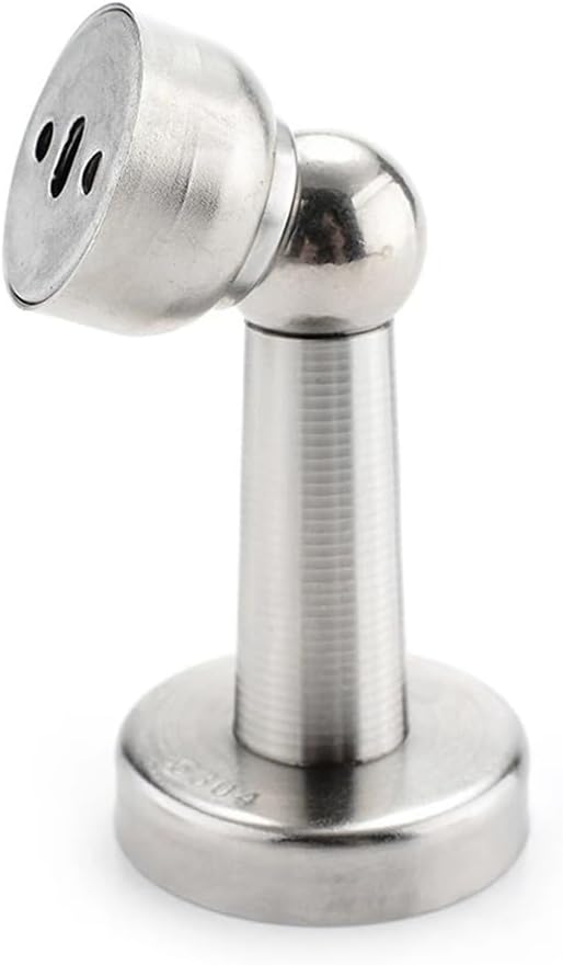JSEIAJB Stainless Steel Magnetic Sliver Door Stop Stopper Holder Catch Floor Fitting with Screws for Family Home
