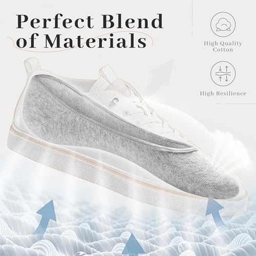 Image of RYI 6 Pairs Cotton Ultra No Show Socks Womens - Non Slip, Loafer Socks For Flats