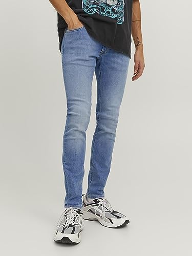 JACK & JONES Men's Liam Original 770 Skinny Fit Jeans, Blue Denim, 34W x 30L3