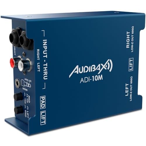 Audibax ADI-10M Caja DI Pasiva de 2 Canales