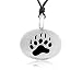 Dan's Jewelers "Tribal Treasures" Bear Claw Necklace Paw Print Pendant, Fine Pewter Jewelry