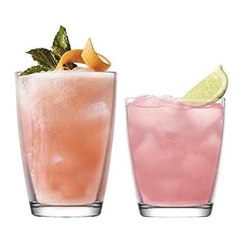 LAV Verres à Cocktail Highball et Verres Tumbler à Eau Vega - Lot de 12