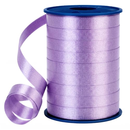 Morex Curling Ribbon 3/8" x 250 Yds for Gift Wrapping, Balloon String, Birthday Parties, Holidays, Decorations, Lavender