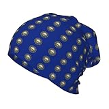CPAQasg New Hampshire State Flag Print Bonnet thermique unisexe pour le ski, les activités de plein air, cadeaux saisonniers, noir
