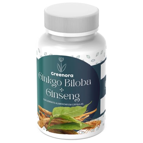 Gincko Biloba + Ginseng 60 Cápsulas Greenora (1 Unidade)