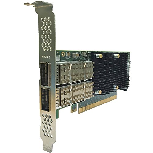 Chelsio Communications T62100-SO-CR 2-Port 40/50/100GbE Low Profile Server Offload Adapter, Pci-E X16 Gen 3, 32K Conn Qsfp28 Connector