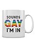 Grindstore Sounds Gay, I'm in Mug for Tea or Coffee White #1