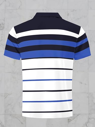 Image of Noble Monk Men's Regular Fit Polo Neck T-Shirt | Half Sleeve