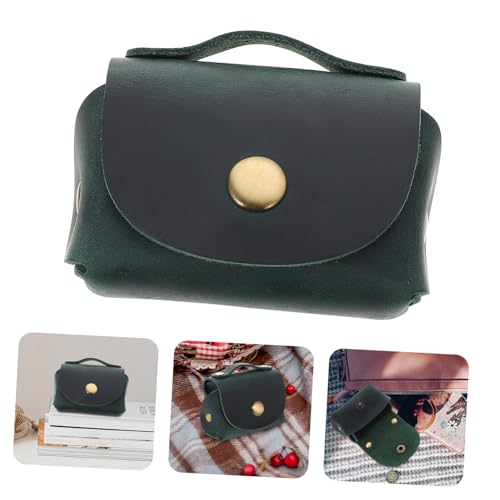 Cute Flip Coin Purse Key Holder Portable Leather Key Storage Pouch Multi-functional Coin Bag for Travel and Everyday Use4