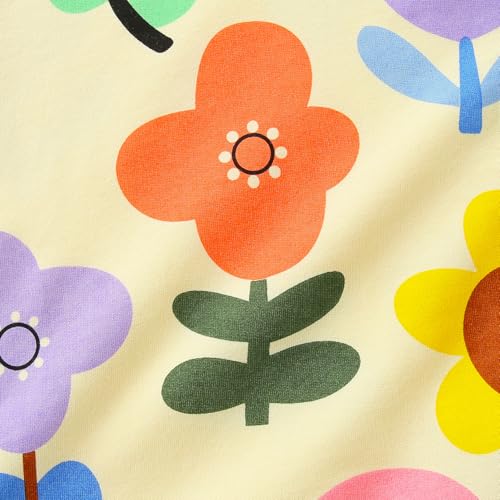 Bumeex 100% Cotton Toddler Girl's Cute Cartoon Long Sleeve Sweatshirt Clothes Clothing Outfits 2-7Y3