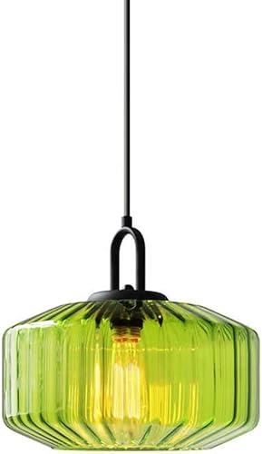 Miniatura 1 de Lámpara colgante retro con pantalla de cristal, moderna y ajustable para colgar en el techo, para cocina, isla, comedor, sobre la mesa, sobre el