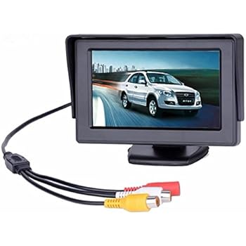 BW 4.3 inch TFT LCD Car Monitor Car Reverse Parking Monitor with LED Backlight Display for Rear View Camera DVD
