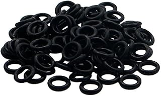 ThreeBulls 120Pcs Rubber O-Ring Switch Dampeners Keycap Black for Cherry MX Key Switch