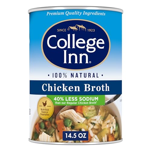 College Inn Fat Free and Lower Sodium Chicken Broth, 14.5