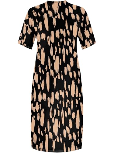 Image of SUZONANA Plus Size Dresses for Curvy Women African Print American Dress Summer Outfits Casual Loose with Pocket