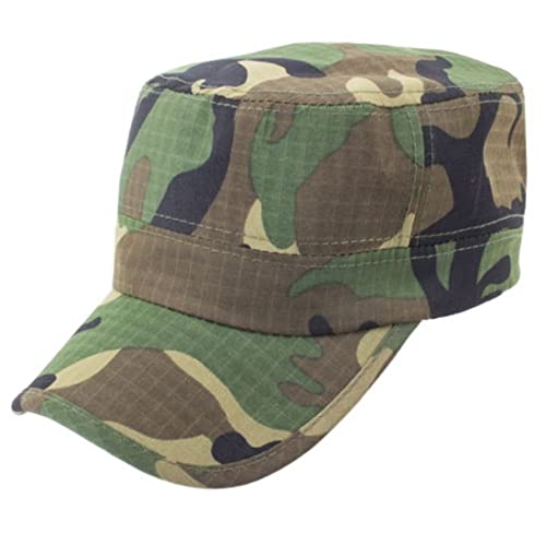 Berretto Marine Mimetico. Cappellino militare da caccia, verde mimetico, 56 cm