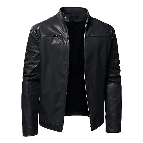 Manteau blazer en cuir décontracté pour les trajets professionnels