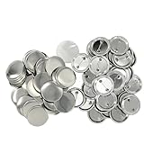 EXDUCT 缶バッジ 素材セット 100個セット 缶バッチメーカー 缶バッジマシーン用 パーツ 素材 DIY 製作 パーツセット 32mm