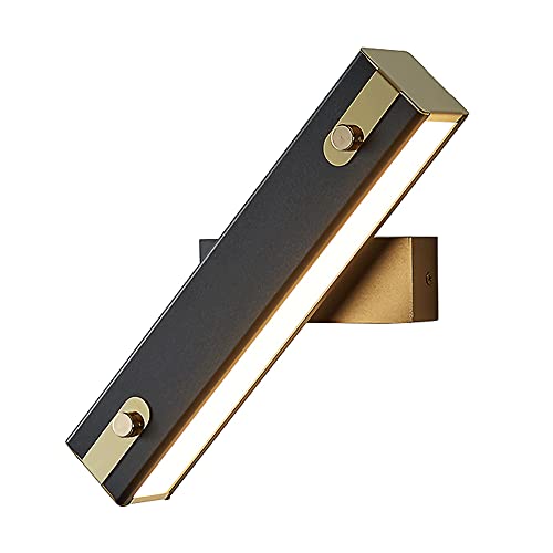 Aplique de pared LED moderno que elimina la fatiga visual con luz cálida orientable 2