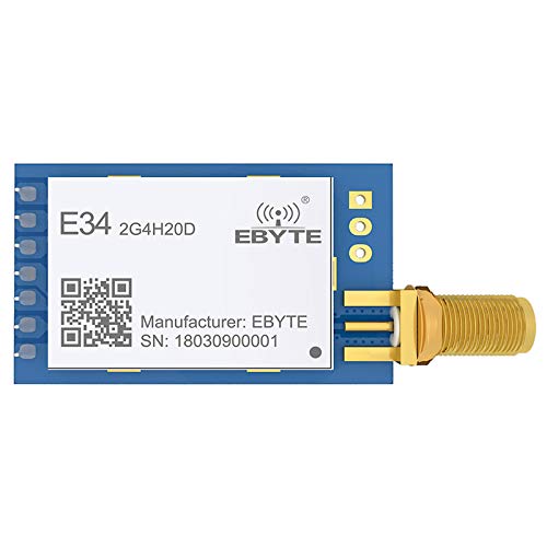 EBYTE NRF24L01P Module intelligent de fréquence à saut UART 100 mW antenne SMA IoT uhf émetteur-récepteur sans fil nRF24L01 + PA 2,4 g rf module E34-2G4H20D