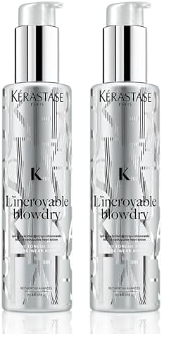 Kérastase Coiffage Couture, Leche De Peinado Térmica, Para Herramientas de Calor, Para Todo Tipo de Pelo, Styling, L'Incroyable Blowdry, 150 ml (Paquete de 2)