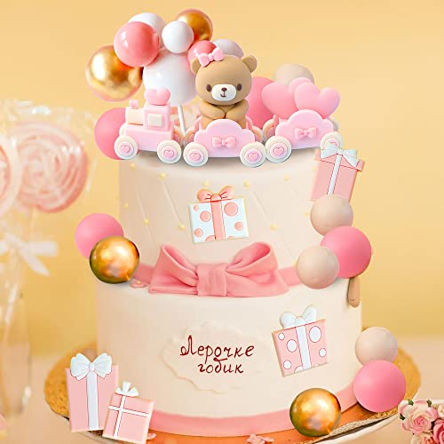 JeVenis decorazione torta orsacchiotto treno