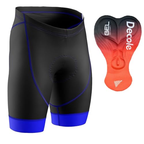 Bermuda Ciclismo Masculina de Compressão com Forro Gel D80 - Azul - XGG