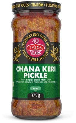 TimTom - Chana Keri Pickle (Conserve vinaigre pimenté et épice à base de pois chiches, mangues rajapuri et fenugrec) - 375 g Cover