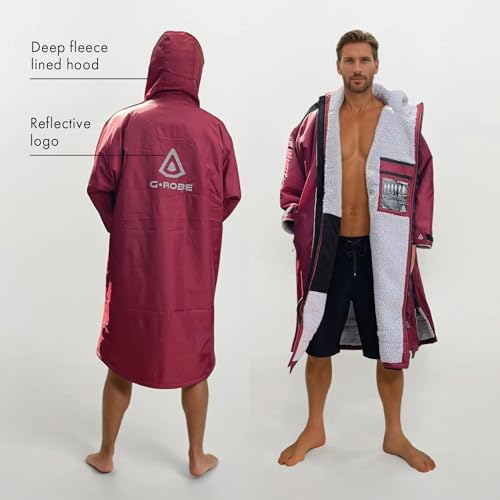 Bata cambiadora de manga larga impermeable hecha con materiales reciclados 4