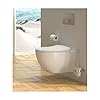 CREAVIT zonder spoelrand hangend douche toilet Taharet bidet Taharat intieme douche incl. Duroplast soft-close deksel…
