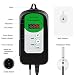 RIOGOO Controlador Digital de termostato de Esterilla térmica para germinación de Semillas,...
