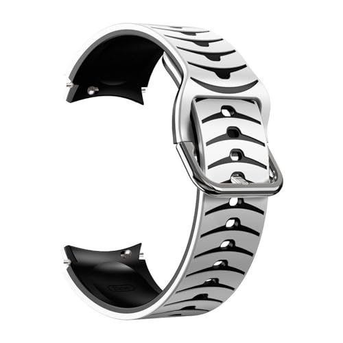 Correa de silicona para Samsung Watch 6 y 5 en color negro carbón