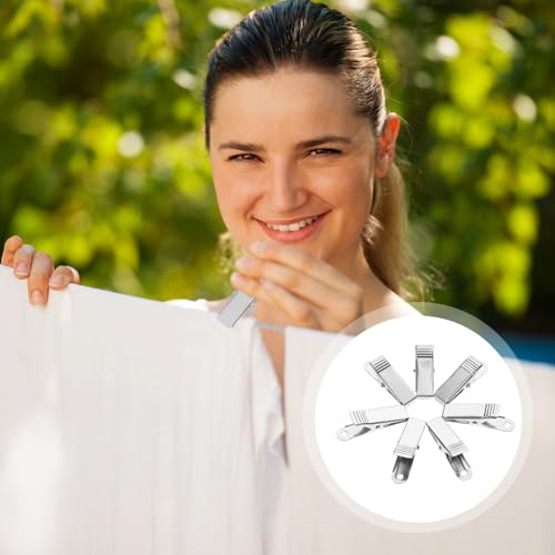 TEHAUX 20 Stück Mini Metall Alligatorclips Mit Feder Rutschfeste Krokodilklemmen Für Handwerk Diy Projekte Und Präzise Kabelverbindung