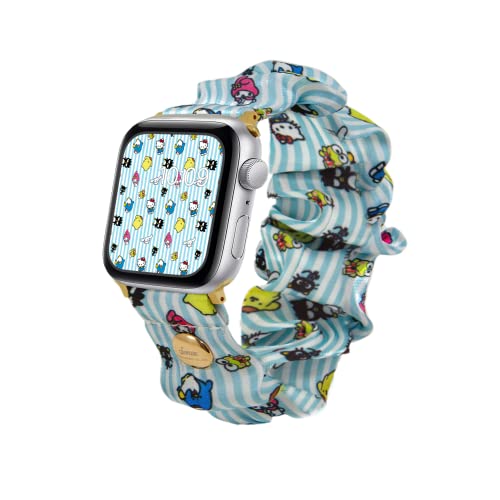 Sonix x Sanrio Scrunchie Watch Band Compatible with Apple Watch 41mm/40mm/38 mm - Hello Kitty and Friends