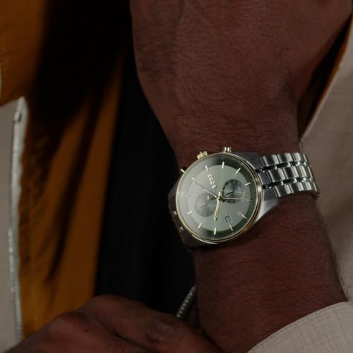 BOSS Skytraveller Men's 44mm Quartz Chronograph Watch, 5ATM/50m Water Resistant by BOSS - Used condition - US$205.92