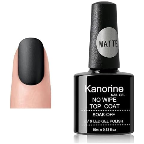 Kanorine Matte Top Coat Gel Nail Polish Cover
