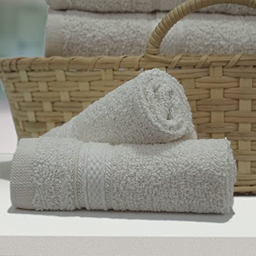 Casabella Set di asciugamani morbidi da bagno per