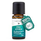 NeoOrganic® Bio Duftmischung - Frei Atmen aus 100% naturreinen ätherischen Ölen - Duftöl für Diffuser & Aromatherapie - mit Eukalyptus, Pfefferminz und Fichte - 10ml