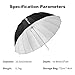 Godox UB-85W 33.5in/85cm Parabolic Reflective Umbrella, Black White Photography Umbrella with Carry Bag Portable for Vedio Studio Shooting Speedlite