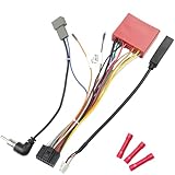 Jayubien 24Pin Radio Wiring Harness Kit Replacement for Mazda 2 3 5 6 CX-5 CX-7 CX-9 MPV Miata Millenia Tribute Protege,16Pin ISO Android Stereo Harness Plug with Antenna Adapter Butt Connector