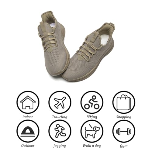 Image of DLWKIPV Running Shoes for Men Casual Slip on Tennis Walking Sneakers Lightweight Breathable Mesh Fashion Gym Athletic Sports Workout Non Slip Trainers