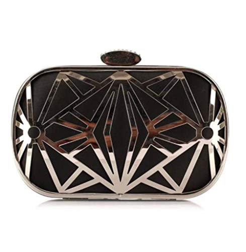Image of TOOBA Handicraft Women's Box Clutch Bag Purse | Designer Evening Bag, Bridal Purse & Party Handbag Design - Wedding & Special Occasion Clutch