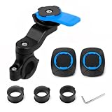 CUEMOON Supporto Manubrio per Moto, per Manubrio 360° Ruotabile Porta Cellulare Bici Universale e Staccabile Supporto Telefono,per mountain bike o bici da strada
