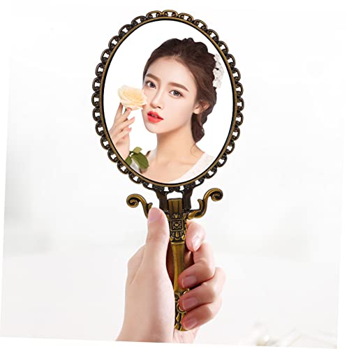 Miroir de maquillage portable rétro pliable pour éviter les retouches manquées - 8