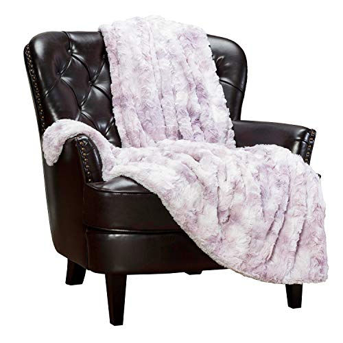 Product Image of the Chanasya Premium Wolf Faux Fur Throw Blanket - Soft, Fuzzy Sherpa & Minky Throw...