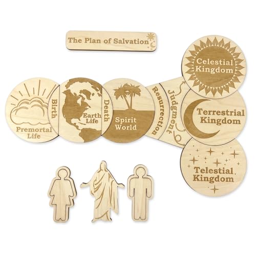 The Plan of Salvation Wooden Teaching Kit for LDS –