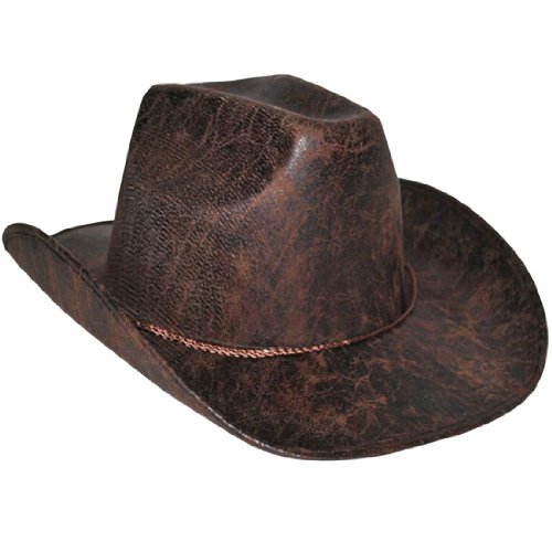 Fiesta Palace - chapeau cowboy imitation cuir indiana jones