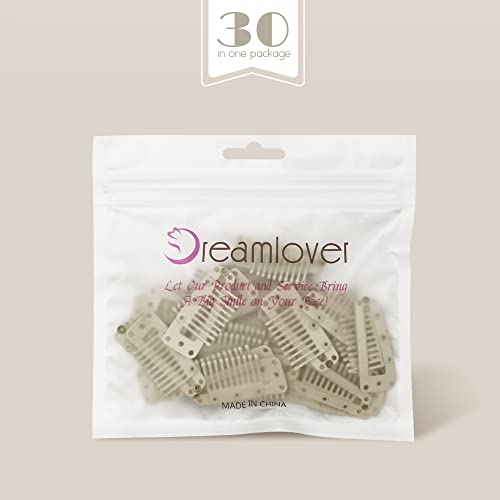 Dreamlover Hair Extensions Clips Blonde, Wig Clips for Your Wigs, Chunni Clips, 30 Pieces - Image 6