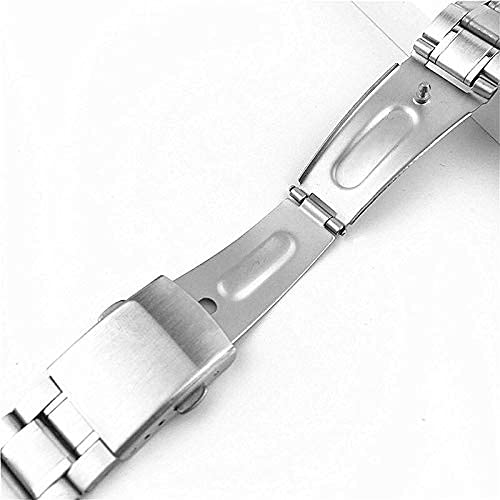 Montre avec boucle déployante anti-chute en acier robuste argenté - 2