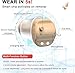 Hearing Aids for Seniors, Hearing Aid Rechargeable for Hearing Loss, Personal Hearing Amplifier with Volume Control and Portable Magnetic Charging Case, Noise Canceling Hearing Aids (Whtie)